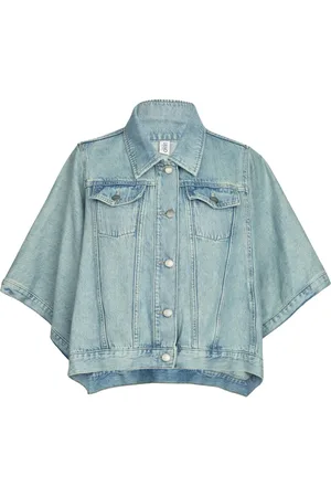 Liu Jo Dames, Jassen, Blauw, Maat: S Denim