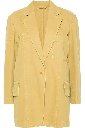 Max Mara Dames, Mantels, Bruin, Maat: S