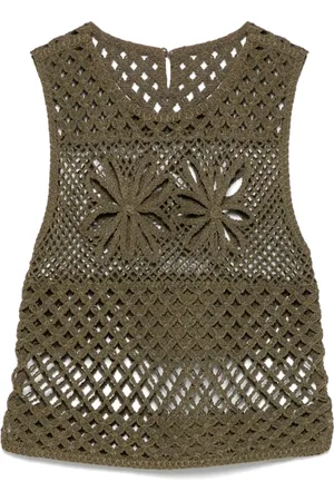 Pinko Dames, Tops, Groen, Maat: S