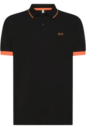 sun68 Heren, Tops, Zwart, Maat: L