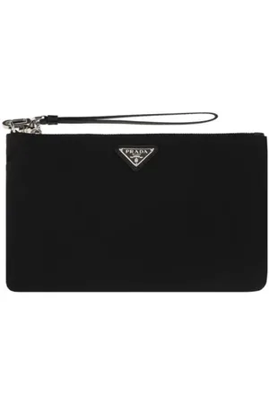 Prada Heren, Tassen, Zwart, Maat: ONE Size Nylon