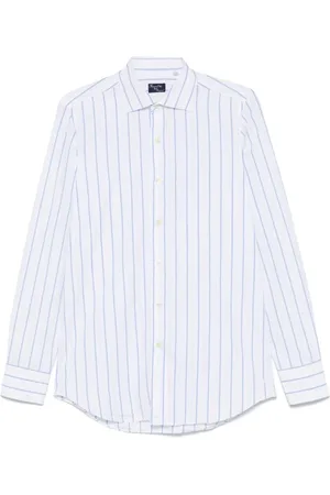 Finamore Heren, Overhemden, Wit, Maat: XL