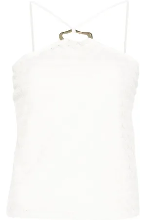 Twin-Set Dames, Tops, Wit, Maat: S