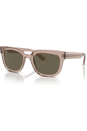 Ray-Ban Unisex, Accessoires, Bruin, Maat: 54 MM Polyamide