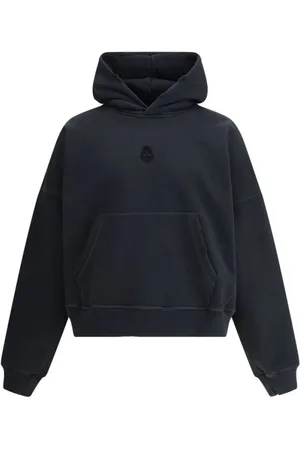Alexander McQueen Heren, Sweatshirts & Hoodies, Zwart, Maat: S Katoen