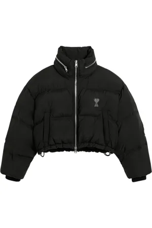 Ami Dames, Jassen, Zwart, Maat: L Nylon