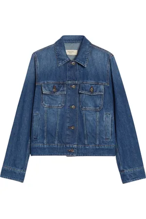 Max Mara Dames, Jassen, Blauw, Maat: S Denim