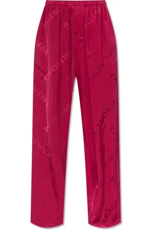Balenciaga Dames, Broeken, Roze, Maat: XS Viscose