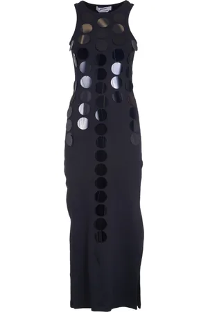 Msgm Dames, Jurken, Zwart, Maat: XS Katoen