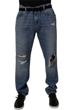 Dolce & Gabbana Heren, Jeans, Blauw, Maat: 2XL Denim
