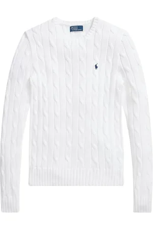 Ralph Lauren Dames, Truien, Wit, Maat: M Katoen
