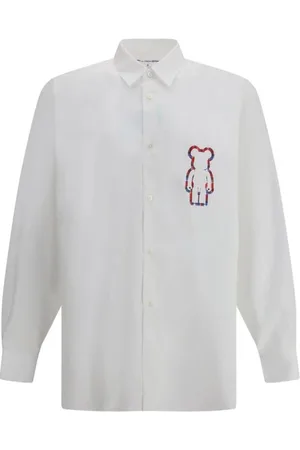 Comme des Garçons Heren, Overhemden, Wit, Maat: M Katoen