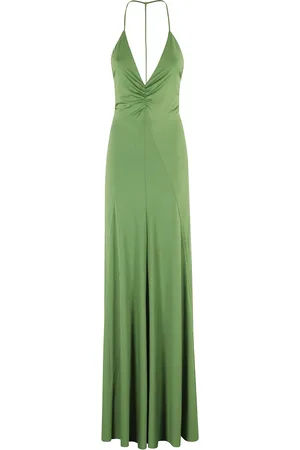 Victoria Beckham Dames, Jurken, Groen, Maat: XS Jersey