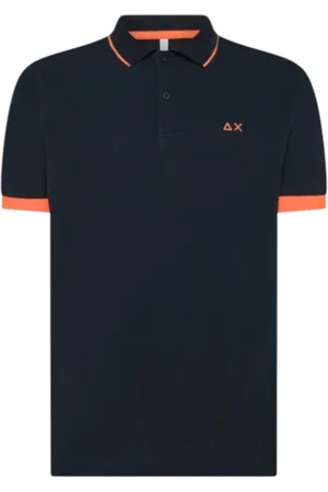 sun68 Heren, Tops, Blauw, Maat: L