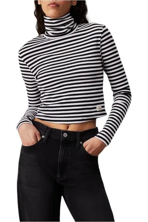 Calvin Klein Dames, Tops, Veelkleurig, Maat: XS Katoen