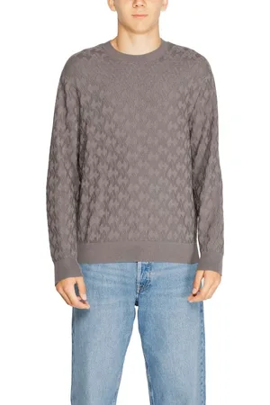 Armani Exchange Heren, Tops, Grijs, Maat: S Viscose
