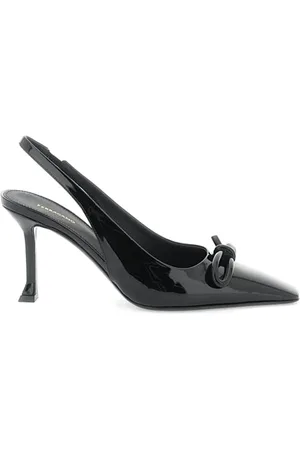 Salvatore Ferragamo Dames, Schoenen, Zwart, Maat: 39 1/2 EU Leer