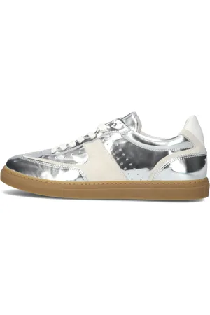 Floris van Bommel Dames, Schoenen, Grijs, Maat: 40 EU Leer