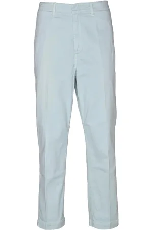 Dondup Dames, Broeken, Blauw, Maat: W29 Katoen