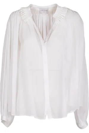 FORTE FORTE Dames, Blouses & Shirts, Wit, Maat: M Katoen