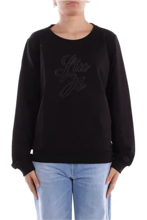 Liu Jo Dames, Sweatshirts & Hoodies, Zwart, Maat: L Katoen