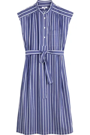 Suncoo Dames, Jurken, Blauw, Maat: L Katoen