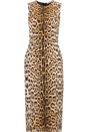 Roberto Cavalli Dames, Jurken, Bruin, Maat: 2XS