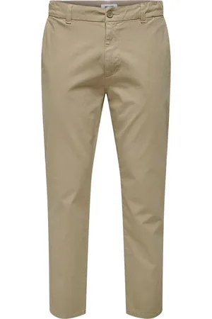 Only & Sons Heren, Broeken, , Maat: W36 L32 Katoen
