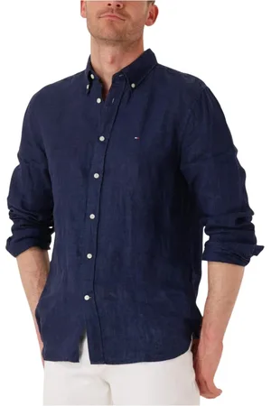 Tommy Hilfiger Heren, Overhemden, Blauw, Maat: S