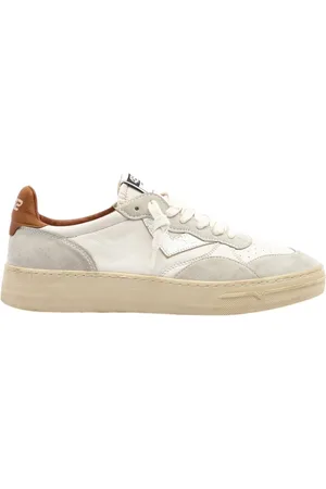 4b12 Heren, Schoenen, Wit, Maat: 43 EU Leer