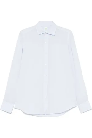 Finamore Heren, Overhemden, Blauw, Maat: 2XL