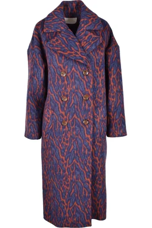 ULLA JOHNSON Dames, Mantels, Veelkleurig, Maat: M Wol