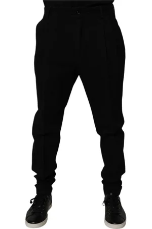 Dolce & Gabbana Heren, Broeken, Zwart, Maat: XL Katoen
