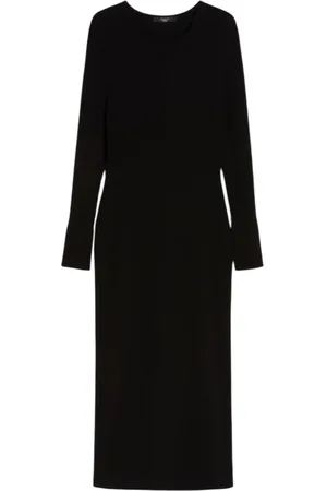 Max Mara Dames, Jurken, Zwart, Maat: M Viscose
