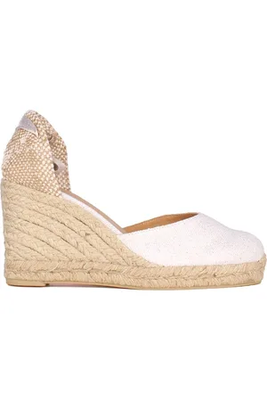 Castaner Dames, Schoenen, Wit, Maat: 39 EU Katoen