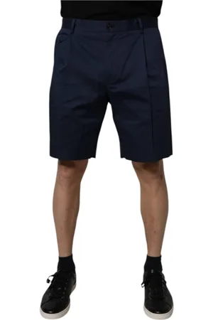 Dolce & Gabbana Heren, Korte broeken, Blauw, Maat: L Katoen
