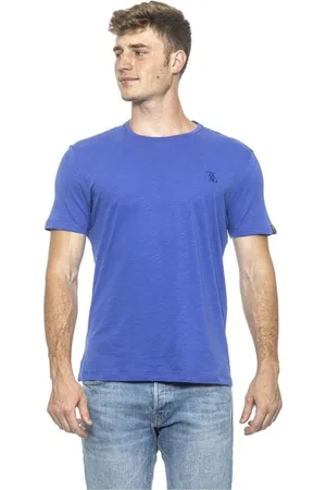 BILLIONAIRE Heren, Tops, Blauw, Maat: S Katoen