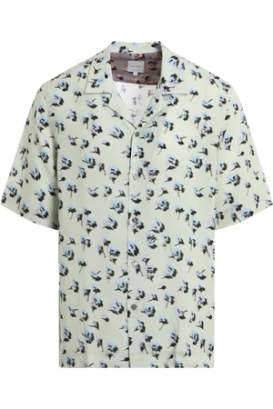 Paul Smith Heren, Overhemden, Groen, Maat: XL Linnen