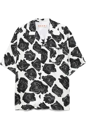 Marni Heren, Overhemden, Zwart, Maat: L