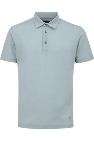 corneliani Heren, Tops, Blauw, Maat: S Katoen