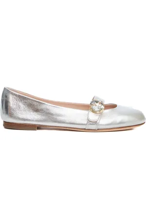 AGL ATTILIO GIUSTI LEOMBRUNI Dames, Schoenen, Grijs, Maat: 37 EU Leer