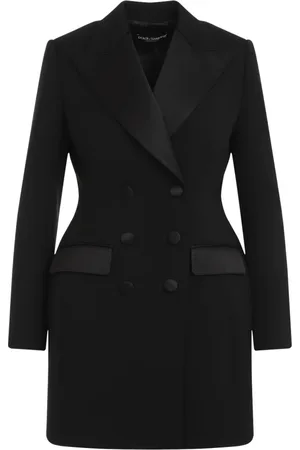 Dolce & Gabbana Dames, Jassen, Zwart, Maat: S Wol