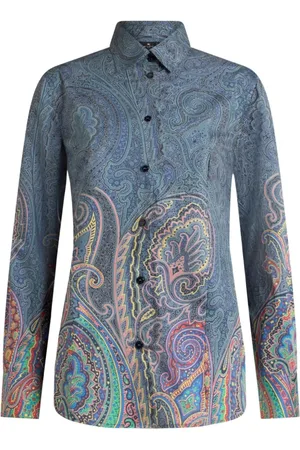 Etro Dames, Blouses & Shirts, Veelkleurig, Maat: L Katoen