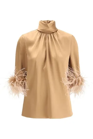Dolce & Gabbana Dames, Blouses & Shirts, Bruin, Maat: XS