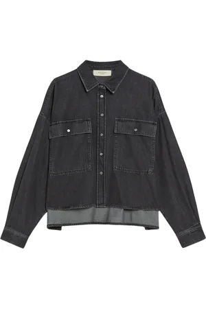 Max Mara Dames, Blouses & Shirts, Zwart, Maat: XS Denim