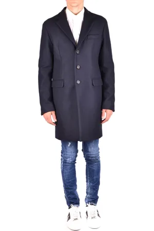 Dsquared2 Heren, Mantels, Blauw, Maat: L