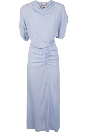 SEMICOUTURE Dames, Jurken, Blauw, Maat: 2XS