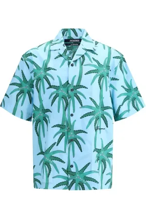 Jacquemus Heren, Overhemden, Blauw, Maat: M Katoen