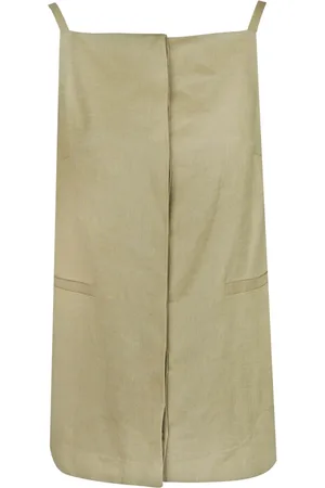 SEMICOUTURE Dames, Tops, Groen, Maat: M Linnen