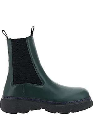 Burberry Heren, Schoenen, Groen, Maat: 40 EU Leer